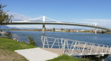 Deltebre Brücke über den l´Ebro 22.11.21 Sant Jaume d’Enveja