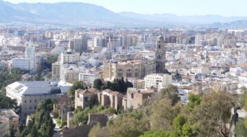 Blick vom Mirrador 09.01.22 Málaga