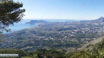Küste Altea 30.01.22 Serra de Bérnia