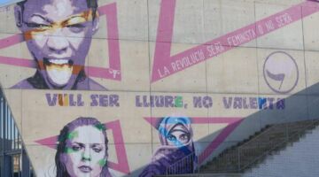 Graffiti am Stellplatz