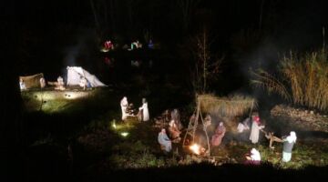 Lebendige Krippe in Bàscara