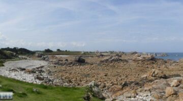Plougrescant Wanderung Panorama