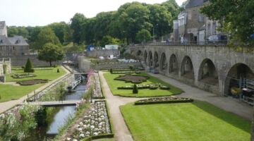 Vannes Gärten an der Stadtmauer