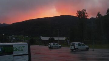 Sauda Sonnenuntergang