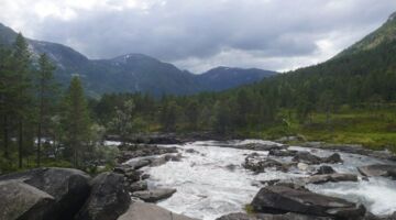 Gaularfjellet Likholefossen-Wasserfall