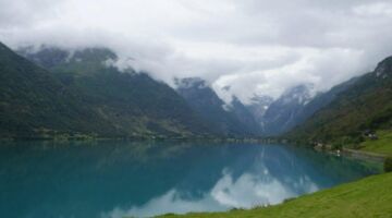 Blick auf den Briksdalsbreen