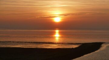 Sonnenuntergang in Højer