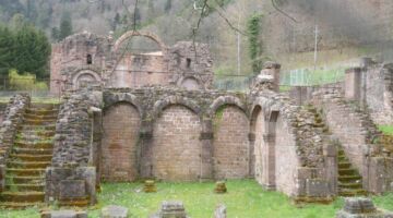 Ottrott Mont Sainte Odile Kloster Niedermünster