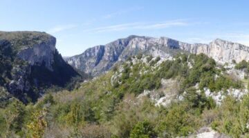 Verdonschlucht Le belvédère de Rancoumas Panorama