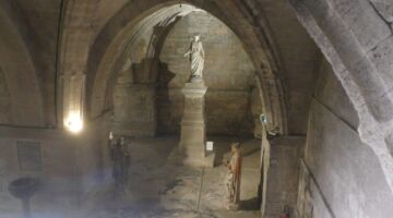 Saint-Gilles Abtei Krypta