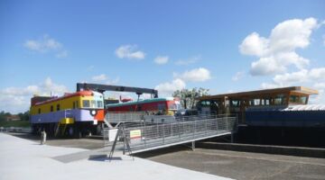 Canal de Garonne Montech Wasserkeilhebewerk