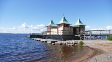 Rättvik Badestelle am Siljan