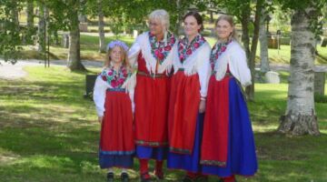 Arvidsjaur Frauen in Tracht