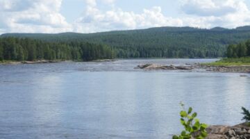 Rastplatz an den Stromschnellen
