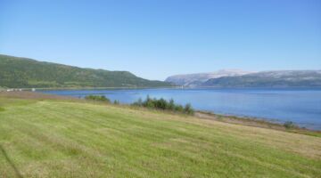 Fahrt nach Berlevåg Tana Fluss