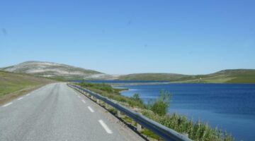 Fahrt nach Berlevåg Juladalen