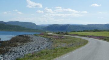 Fahrt zum Slettnes Fyr Slettfjellet