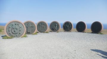 Nordkap Denkmal der Kinder der Welt