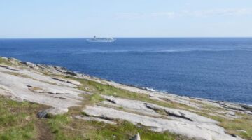 Wanderung Knivskjellodden mit Postschiff