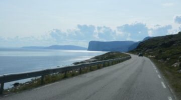 Rückfahrt von der Insel Magerøya