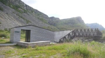 Landschaftsroute Havøysund Rastplatz Lilleford