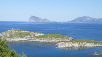 Sommarøy Wanderung auf den Nordkollen