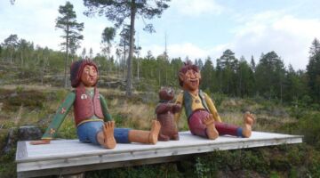 Steinkjer Wanderung auf den Oftenåsen