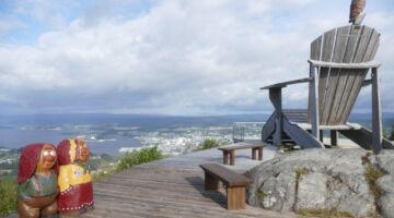 Steinkjer Wanderung auf den Oftenåsen