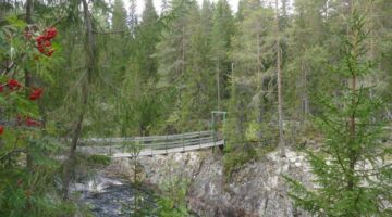 Wanderung zum Helvetesfallet