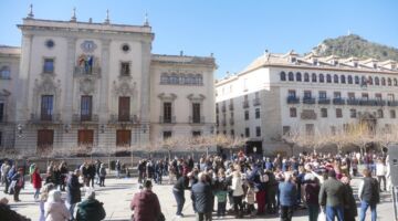 Jaén Rathaus mit Bischofspalast