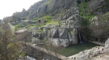 Penha Garcia Flussstrand von Pego