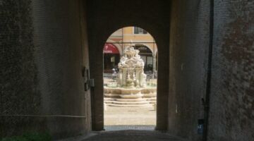 Cesena Treppe zur Burg