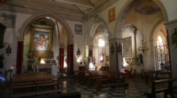 Montefiore Conca Burg Chiesa die San Paolo