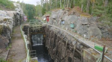 Töcksfors Dalsland-Kanal Schleuse