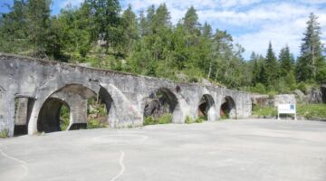 Vennesla Tømmerrenna ehemaliges Kraftwerks Kringsjå