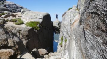 Wanderung zum Kjerag Kjeragbolten