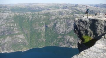 Wanderung zum Kjerag Nesatindane