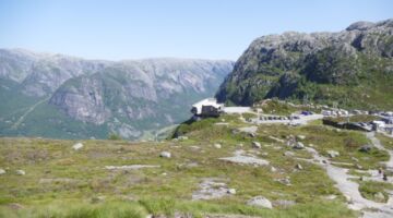 Wanderung zum Kjerag Øygardstøl