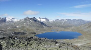 Wanderung Kyrkja von Leirvassbu