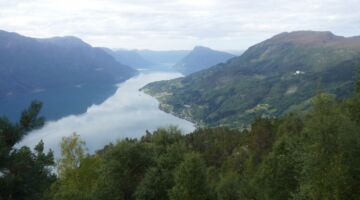 Luster Wanderung Børesteinen