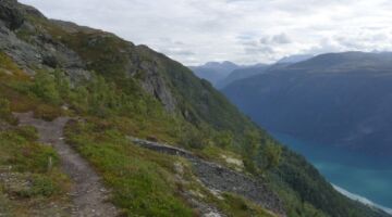 Luster Wanderung Børesteinen